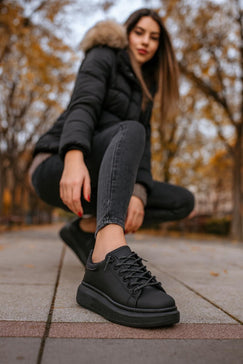 Ženske patike-L080005-BLK-BLK