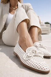 Ženske mokasine - L26136-WHT-PU