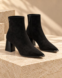 Ženske poluduboke cipele - L6433055-BLK-SU