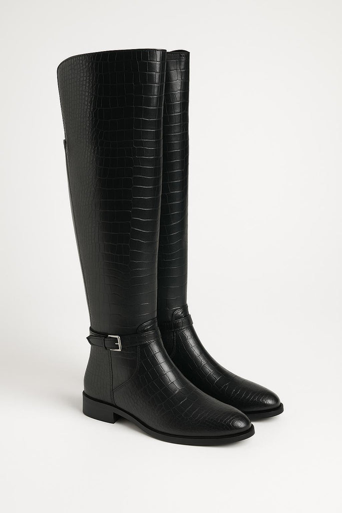 Ženske čizme - LX30100-BLK