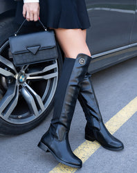 Ženske čizme -6067-BLK