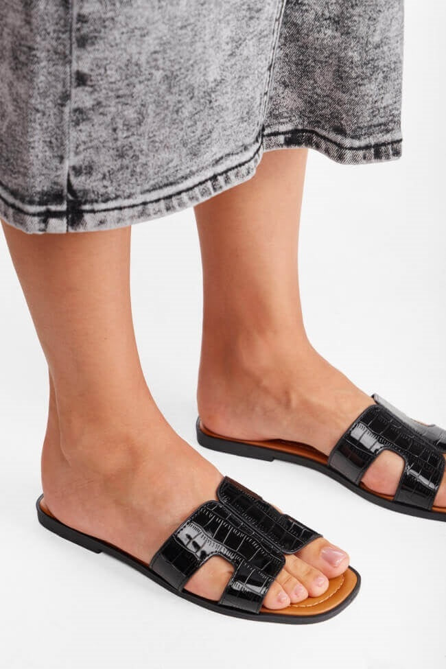Ženske papuče - DM461-BLK