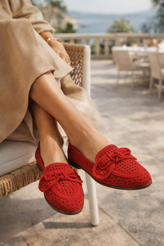 Ženske mokasine - L26135-RED