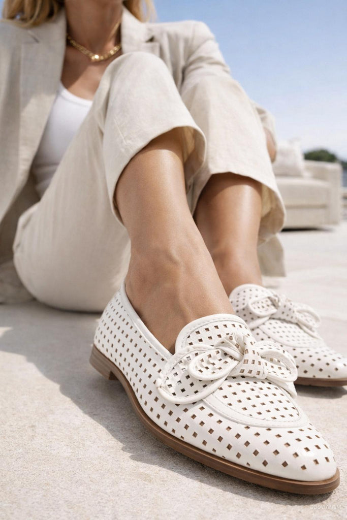 Ženske mokasine - L26136-WHT-PU