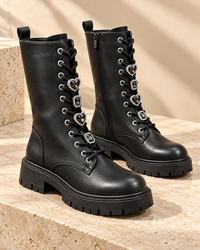 Ženske čizme - LH30162-BLK