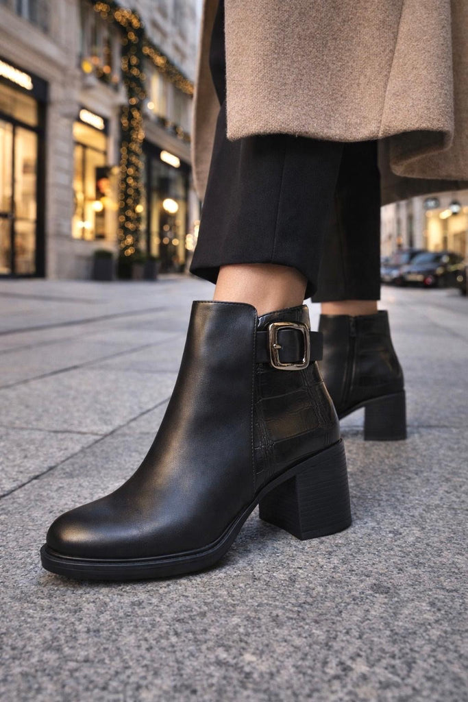 Ženske poluduboke cipele - LH30205-BLACK