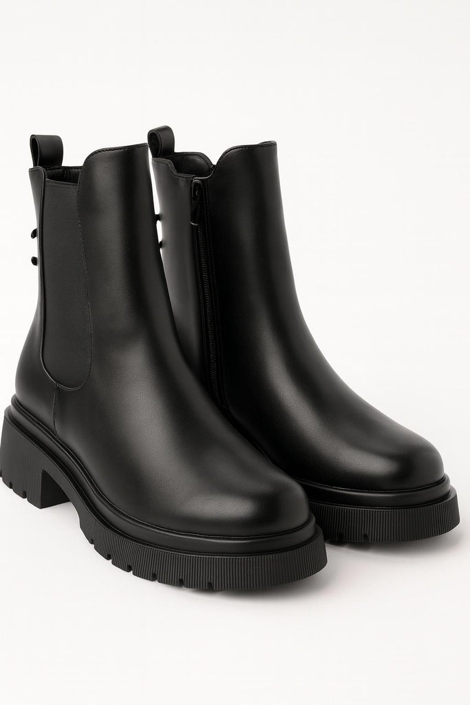 Ženske čizme - LH30302-BLK-PU