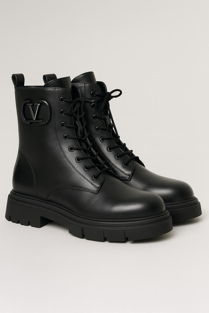 Ženske čizme - LH30306-BLK-PU