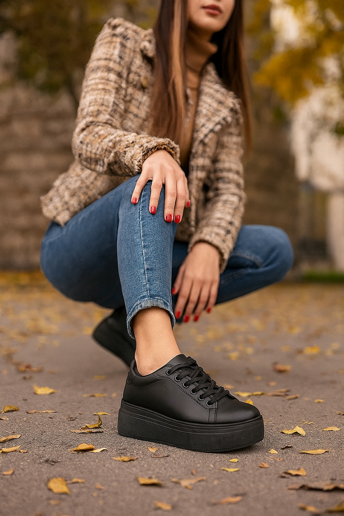 Ženske patike - W2205-ALL-BLK